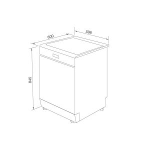 z3609580200690 3d3e6cb5b92d768b355bb09005d0b5bc - Máy rửa chén Malloca WQP12-5201E