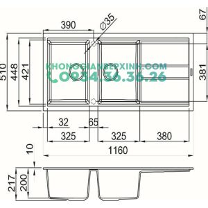 z3615038103732 9bfe6413d40d5564c2d24a2d76decaf6 - Chậu đá Malloca Bianco K-50062