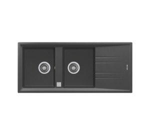 Chậu đá nhân tạo TEKA STONE 80 B-TG 2B 1D BLACK 115400011