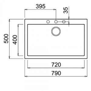 z3634727442894 474f0b3f876c93131338a56d40c61dc8 - Chậu đá nhân tạo TEKA FORSQUARE 72.40 TG(màu xám) 115230001