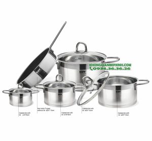 z3762321964360 29eb89860e0eb1efcd3e689d867f8a88 - Bộ nồi Kaff cao cấp 5 món Inox 304 KF-ST09304 Mới Nhất 2022 Sang Trọng, Siêu Bền, Dùng được tất cả Bếp