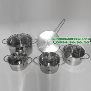 z3762322022078 b887fe0b3e3ac4b6748d6ba54fc42c87 - Bộ nồi Kaff cao cấp 5 món Inox 304 KF-ST09304 Mới Nhất 2022 Sang Trọng, Siêu Bền, Dùng được tất cả Bếp