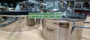 z3762322048451 e89564f272831944b9ecc851f5a2e7b3 - Bộ nồi Kaff cao cấp 5 món Inox 304 KF-ST09304 Mới Nhất 2022 Sang Trọng, Siêu Bền, Dùng được tất cả Bếp