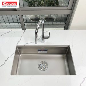 z3796664142282 e714c8e362437c0317121081f57e09ad 1 - Chậu rửa bát Konox 1 hố DEKOR KN7644SU