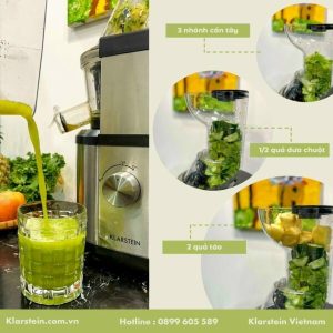 z3796836381245 6071d026da87775851f44783a7a654fb 1 - MÁY ÉP CHẬM 400W KLARSTEIN FRUITBERRY SILVER