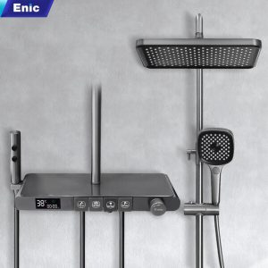 Bộ sen tắm cao cấp Enic TX - MÀU XÁM