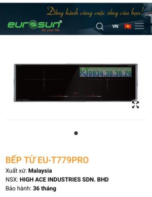 z4095188621760 670749e09ab2458bf35530a9cf5822c3 - BẾP TỪ EUROSUN 2 VÙNG NẤU EU-T779PRO