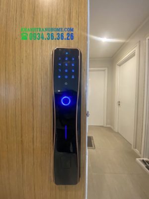 Khóa vân tay App Wifi Demax SL668BL - Máu xám đen - Đức