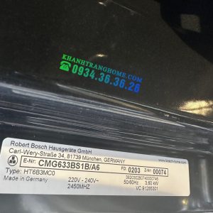 z4197590397607 65a7bb58fc14afffaaa9b5a6451f5e27 - Lò Nướng Kèm Vi Sóng Bosch CMG633BS1