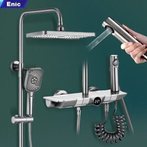 Bộ sen tắm cao cấp Enic TZ - MÀU XÁM