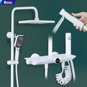 Bộ sen tắm cao cấp Enic TZ - MÀU TRẮNG