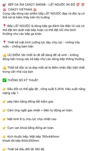 z4223720014927 4af38fd3c7c624b55ea80d4d49ca2da5 - Bếp gas âm Canzy CZ SM588