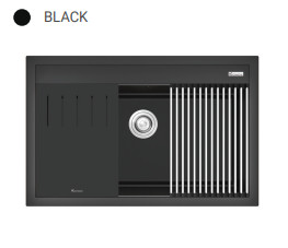 CHẬU RỬA BÁT KONOX TERRA 790S BLACK