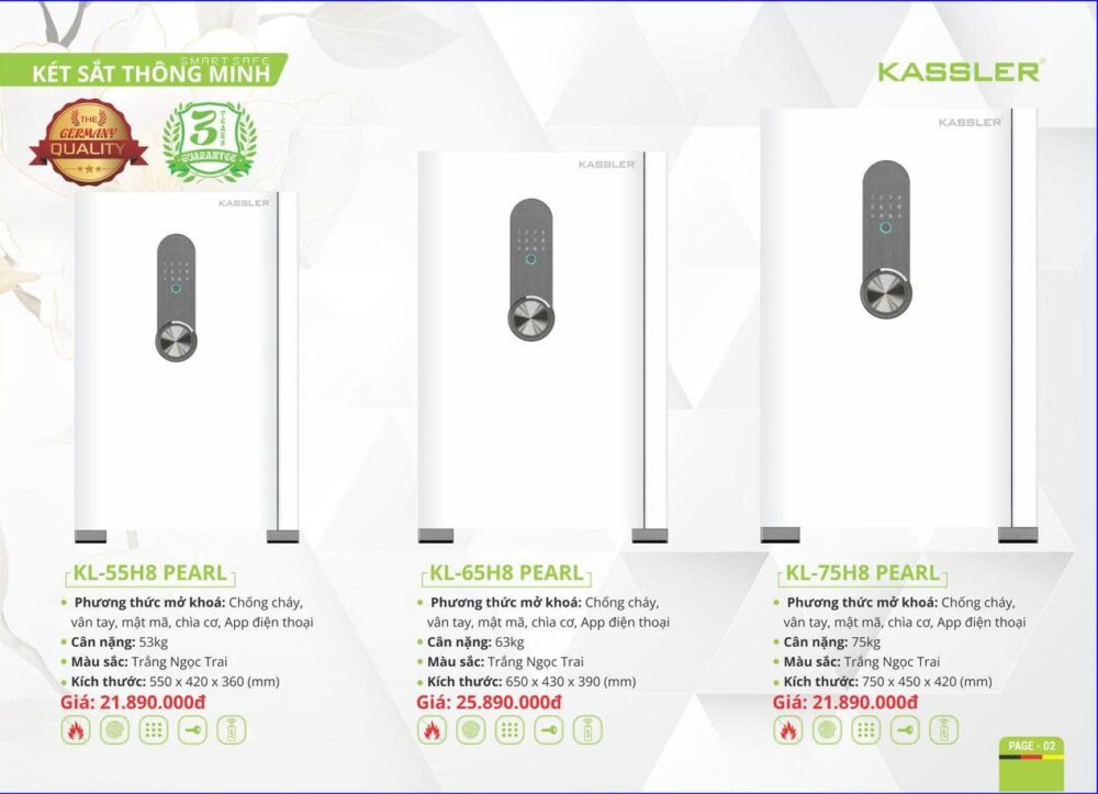 ket sat thong minh kassler kl 55h8 pearl 2 - Két sắt thông minh Kassler KL-55H8 Pearl Két sắt thông minh Kassler KL-55H8 Pearl