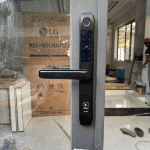 khoa van tay kassler kl 599 rb 1 - Khóa vân tay cửa nhôm Kassler KL-599 RB tiêu chuẩn Đức