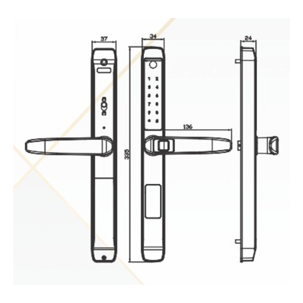 khoa van tay kassler kl 599td champagne gold app 2 - Khóa vân tay cửa nhôm Kassler KL-599TD Champagne Gold App tiêu chuẩn Đức Khóa vân tay cửa nhôm Kassler KL-599TD Champagne Gold App tiêu chuẩn Đức