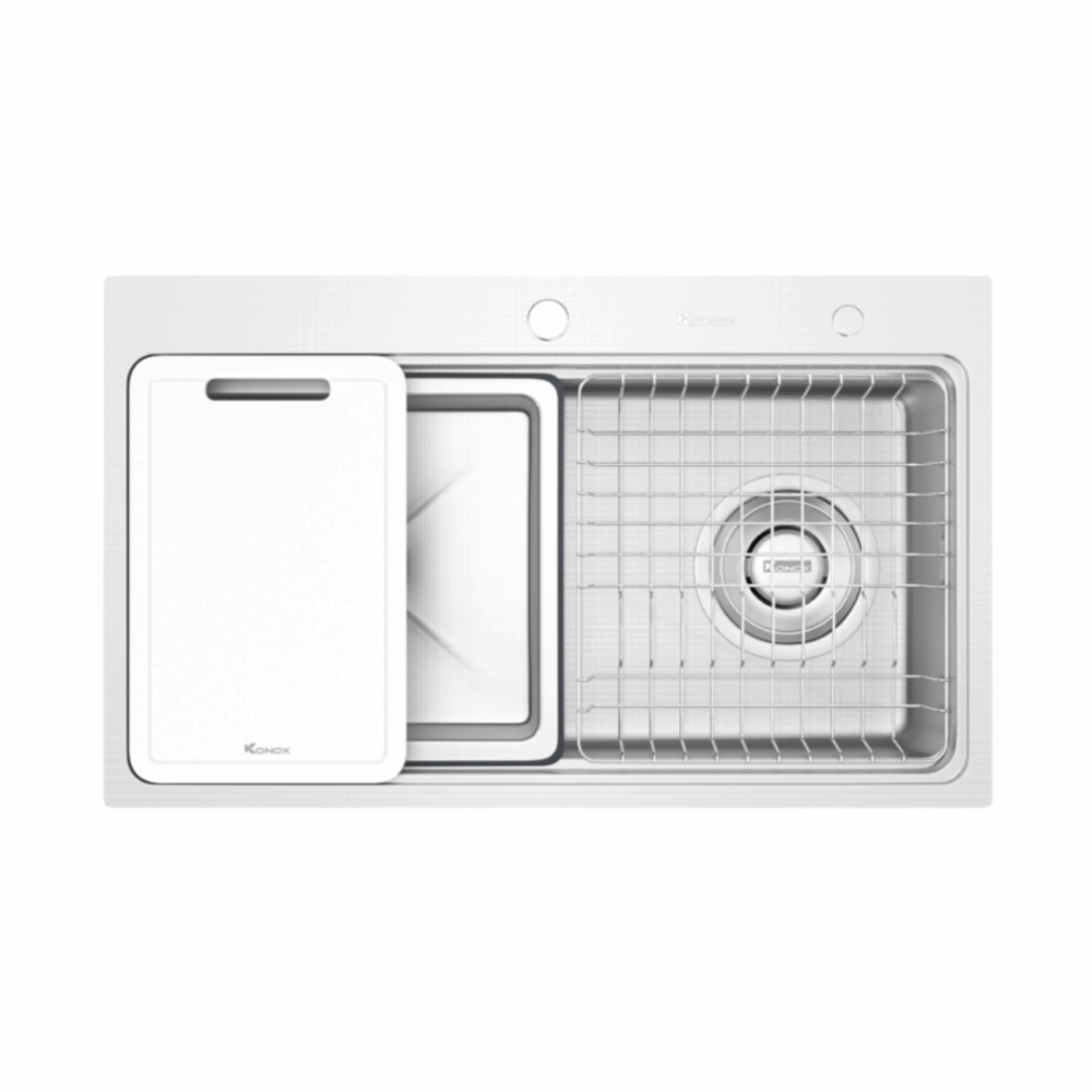 Chau rua bat KONOX KN8048TS DEKOR - Chậu rửa bát KONOX KN8048TS DEKOR Chậu rửa bát KONOX KN8048TS DEKOR