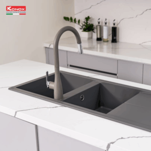Chậu rửa bát Konox LIVELLO SMART 1160 Grey