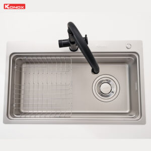 chau rua bat 1 ho chong xuoc Konox KN8048TS Dekor 7 - Chậu rửa bát KONOX KN8048TS DEKOR