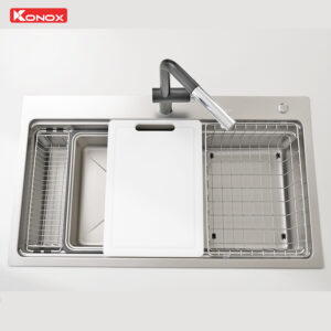 chau rua bat 1 ho chong xuoc Konox KN8751TS Dekor 15 - Chậu rửa bát KONOX KN8751TS DEKOR
