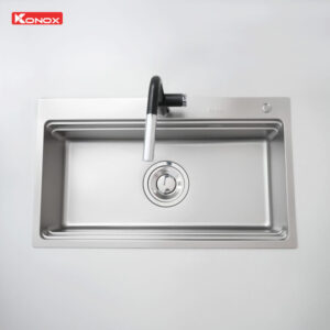 chau rua bat 1 ho chong xuoc Konox KN8751TS Dekor 8 scaled 1 - Chậu rửa bát KONOX KN8751TS DEKOR