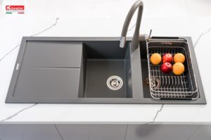 Chậu rửa bát Konox LIVELLO SMART 1160 Grey