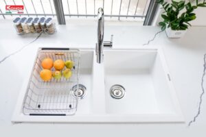 chau rua bat da konox phoenix mau trang 3 - Chậu rửa bát Konox PHOENIX SMART 860 White Silver