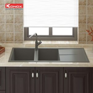 Chậu rửa bát Konox LIVELLO SMART 1160 Grey