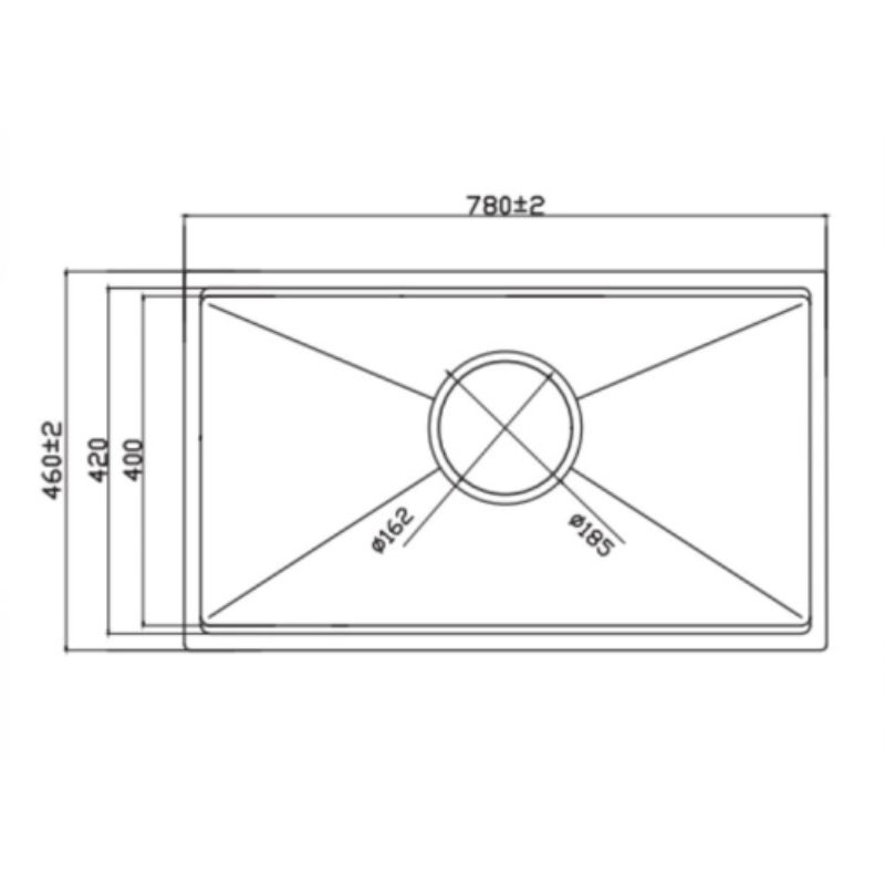 24489 kich thuoc chau rua bat grandx gx7846s smooth 1 - CHẬU RỬA BÁT GRANDX GX7846S SMOOTH CHẬU RỬA BÁT GRANDX GX7846S SMOOTH
