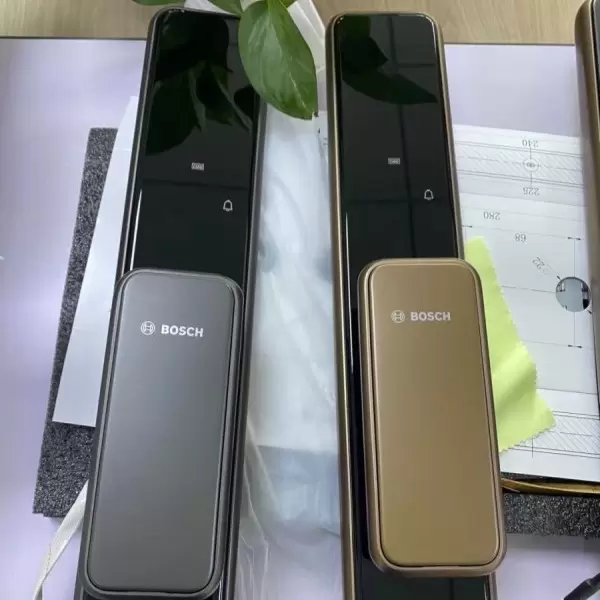 Khoa van tay BOSCH EL600F EU AMBER GOLD APP 2 3 - KHÓA VÂN TAY BOSCH EL600F BLACK APP Khoa van tay BOSCH EL600F EU AMBER GOLD APP 2 3 - KHÓA VÂN TAY BOSCH EL600F BLACK APP