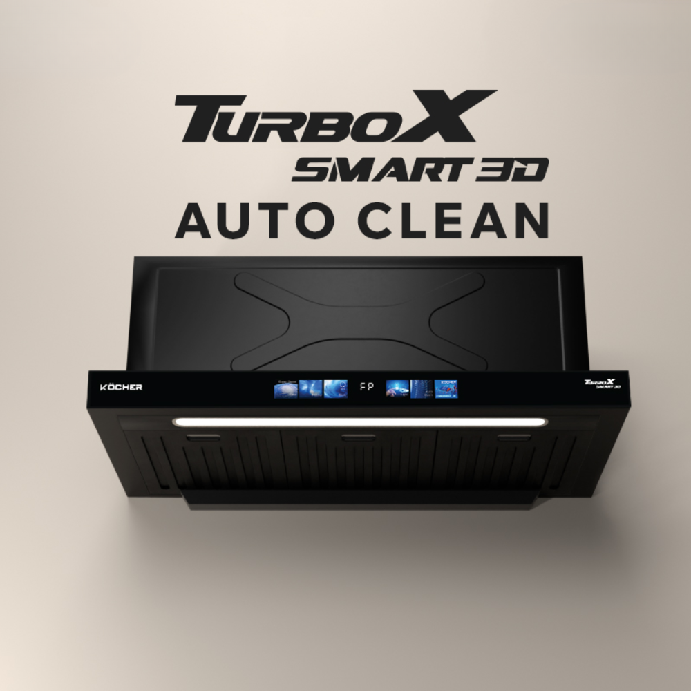 MAY HUT MUI KOCHER TURBO SMART 3D X3D 350D AUTO CLEAN 3 - Máy hút mùi KOCHER TURBO SMART 3D X3D-350D AUTO CLEAN MÁY HÚT MÙI KOCHER TURBO SMART 3D X3D-350D AUTO CLEAN