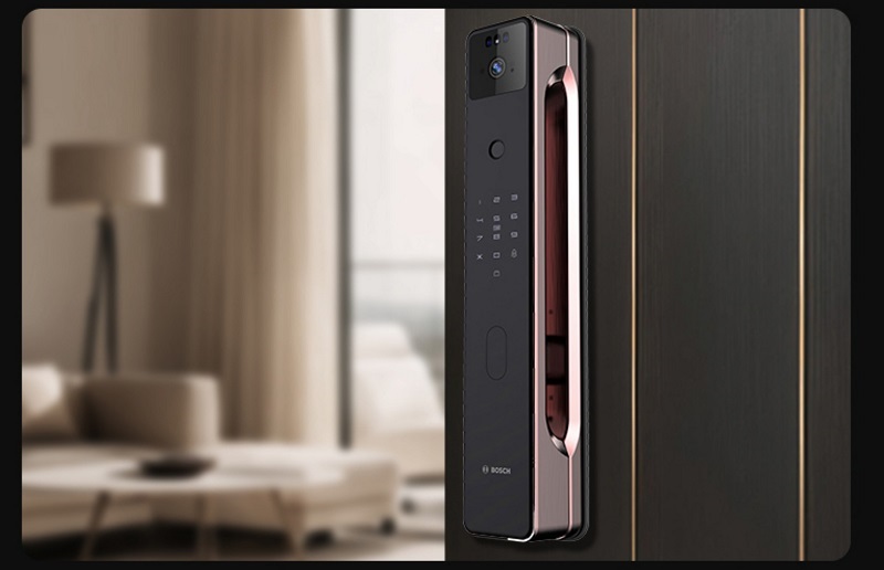 khoa van tay bosch fu8 plus nhan dien face id 2 - KHÓA VÂN TAY BOSCH FU8 PLUS EU RED BRONZE APP KHÓA VÂN TAY BOSCH FU8 PLUS EU RED BRONZE APP