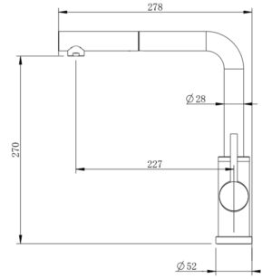 kich thuoc voi rua nong lanh day rut grandx gxf02 dual spray - Trang Chủ VÒI RỬA BÁT NÓNG LẠNH DÂY RÚT GRANDX GXF02 Dual Spray
