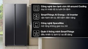 Tủ lạnh Samsung Inverter 655 lít RS70F65Q3FSV