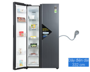 AQR S682XASLB 5 - TỦ LẠNH AQUA INVERTER 646 LÍT AQR-S682XA(SLB)