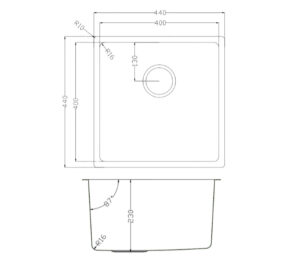 CHẬU RỬA BÁT PHONG CÁCH NHẬT BỀ MẶT MỊN TARI 400SM