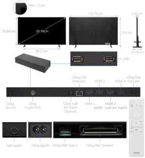 Tivi Khung Tranh The Frame Samsung QLED 4K 55 Inch QA55LS03F
