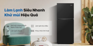 tu lanh aqua 130 lit aqr t160fabs 88431 - TỦ LẠNH AQUA 130 LÍT AQR-T160FA(BS)