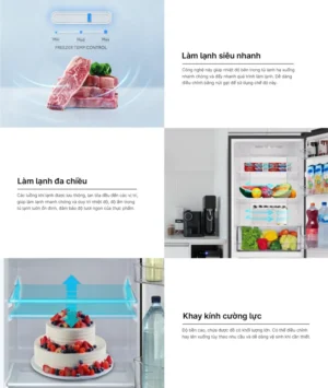 tu lanh aqua inverter 292 lit aqr b360mawsl 64282 3 - TỦ LẠNH AQUA INVERTER 292 LÍT AQR-B360MA(WSL)