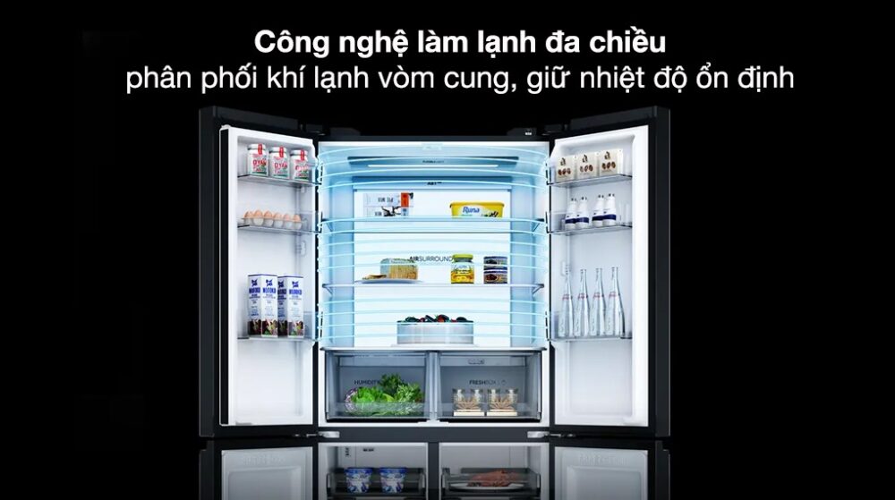 tu lanh aqua inverter 660 lit multi door aqr m727xagsu1 45748 3 - TỦ LẠNH AQUA INVERTER 660 LÍT AQR-M727XA(GS)U1 TỦ LẠNH AQUA INVERTER 660 LÍT AQR-M727XA(GS)U1