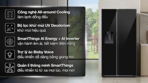 Tủ lạnh Samsung Inverter 634 lít RS80F65J2BSV