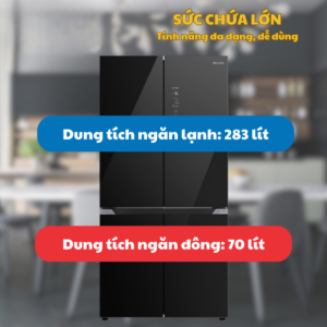 4 MF428SBI 1 - TỦ LẠNH MALLOCA KITCHEN-FIT MF428SBI