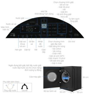 BD D120XGVMAG 756x800 1 - MÁY GIẶT SẤY HITACHI 12/8 KG BD-D120XGV(MAG)