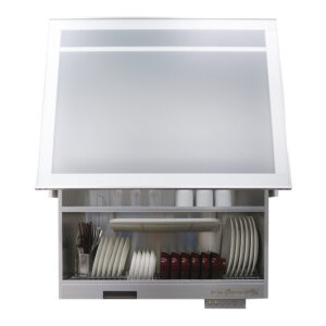 Giá bát đĩa nâng hạ điện Nhật Bản có sấy khô GARIS ML06.75HC