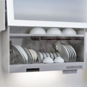 Giá bát đĩa nâng hạ điện Nhật Bản có sấy khô GARIS ML06.75HC