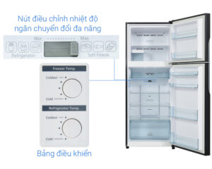 R FVX480PGV9GBK 8 - TỦ LẠNH HITACHI INVERTER 366 LÍT R-FVX480PGV9(GBK)