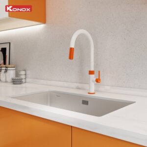 Vòi rửa bát dây rút Lasi Orange