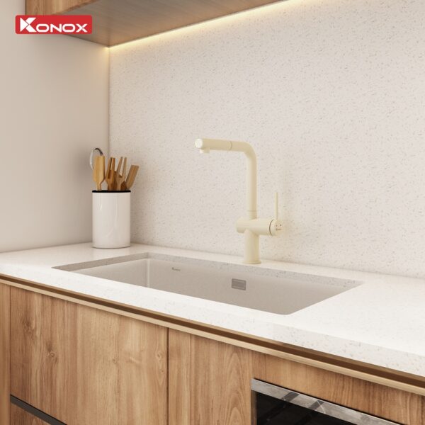 Voi rua bat day rut Stream Smart Nude 1 600x600 1 - VÒI RỬA BÁT DÂY RÚT KONOX STREAM SMART NUDE VÒI RỬA BÁT DÂY RÚT KONOX STREAM SMART NUDE