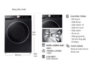 Máy giặt Samsung Inverter 12 kg WW12CGP44DSBSV