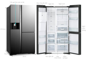 ck4928501 DL.043383 - TỦ LẠNH HITACHI INVERTER 569 LÍT R-MY800GVGV0(MIR)